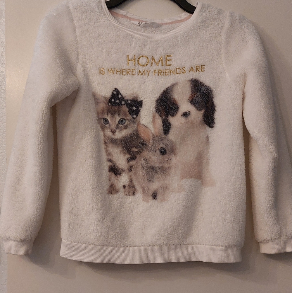 Girl's soft sweater